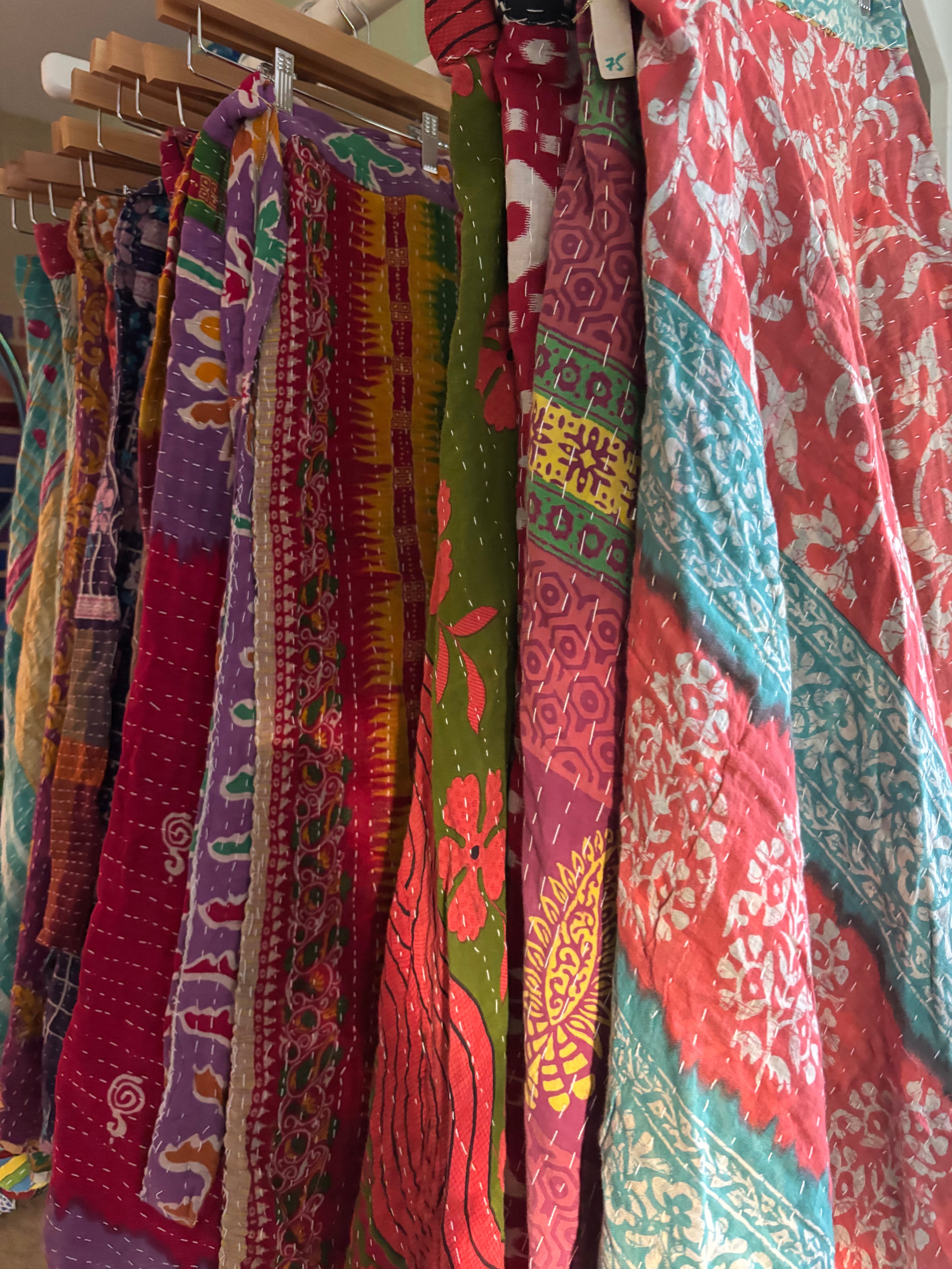 Kantha Wrap Skirts