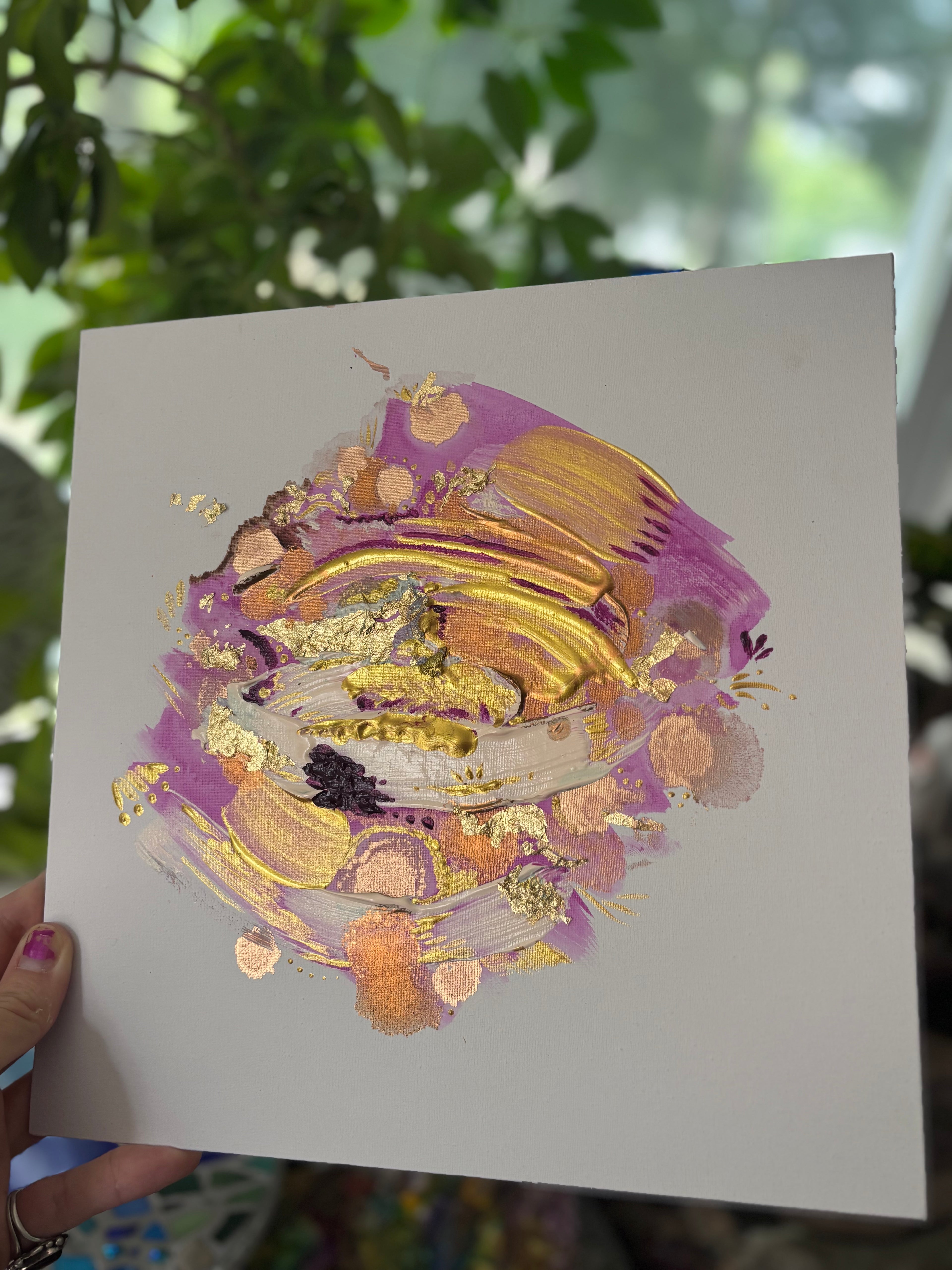 “Luster” Series - Mixed Media Paintings