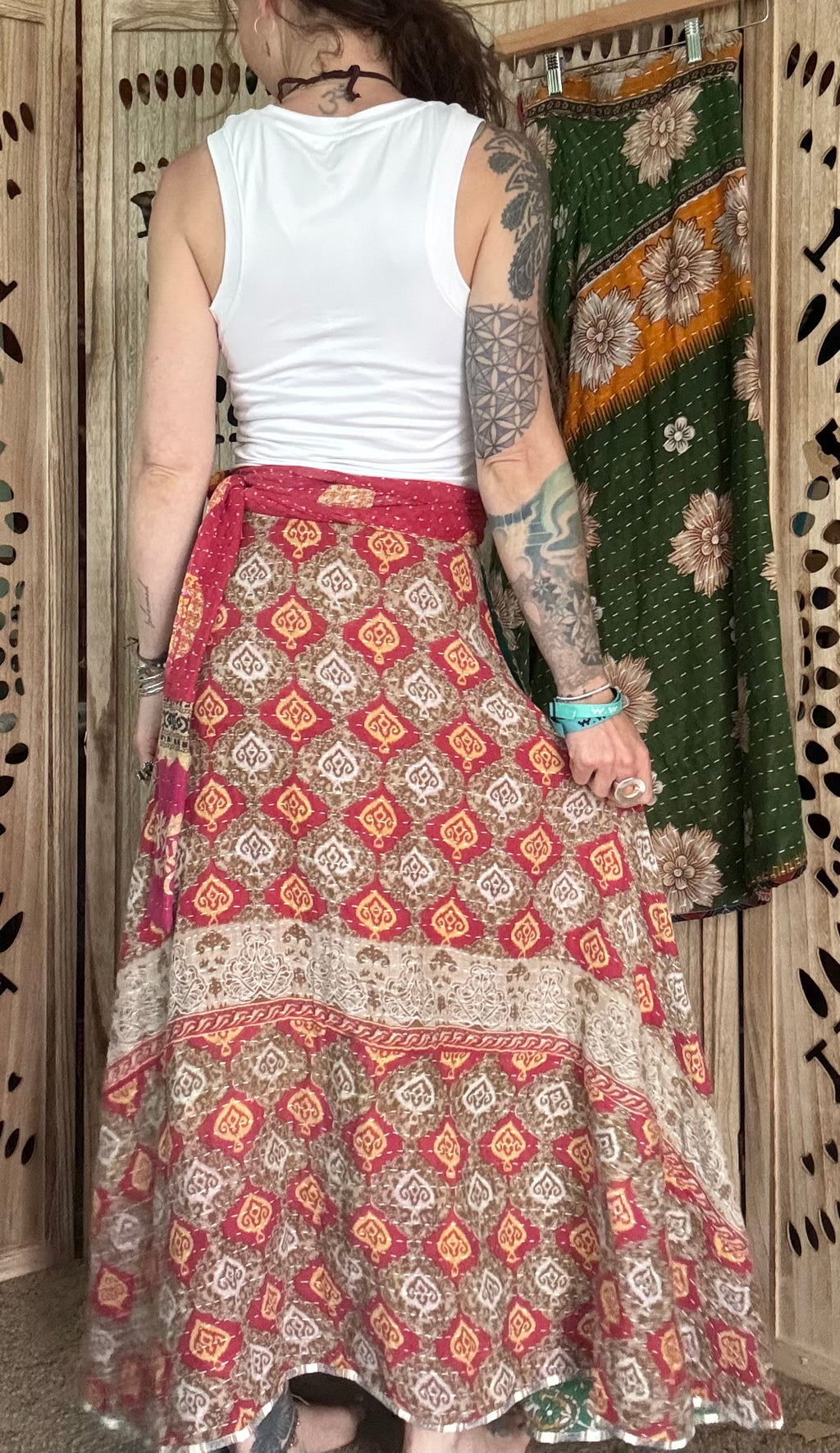 Kantha Wrap Skirt