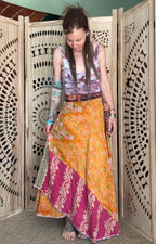 Kantha Wrap Skirt