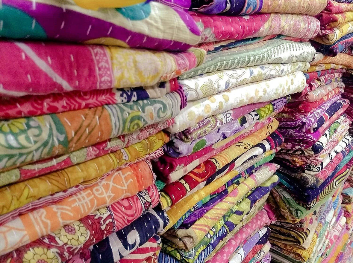 (Copy) Kantha Quilts (Set of 5)