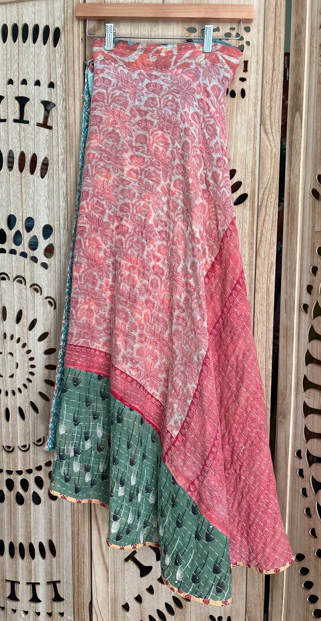 Kantha Wrap Skirt