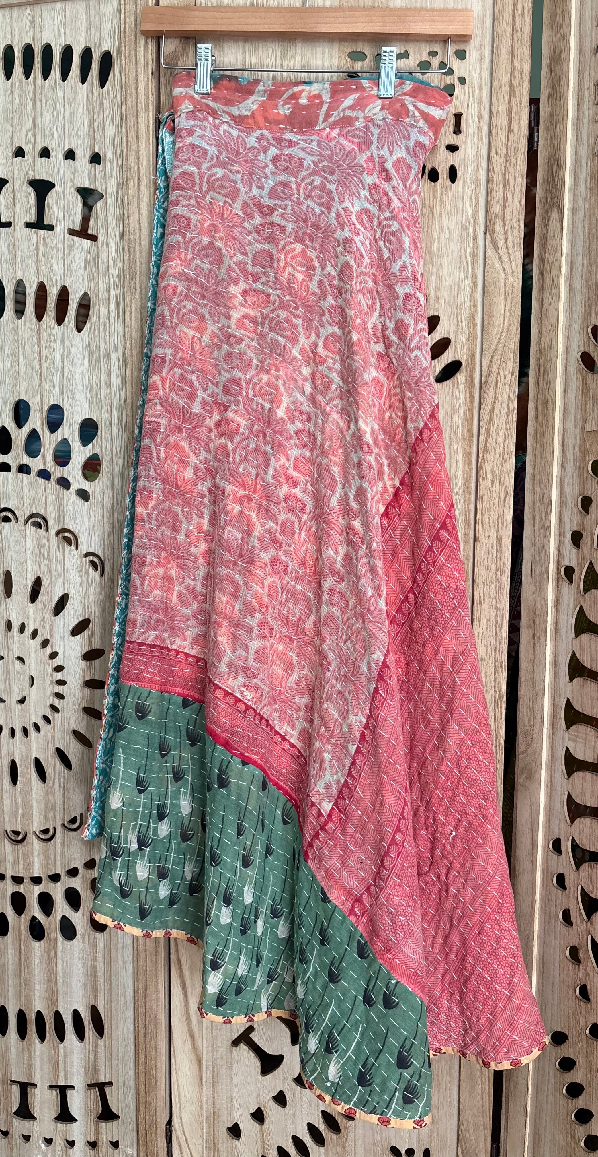 Kantha Wrap Skirt