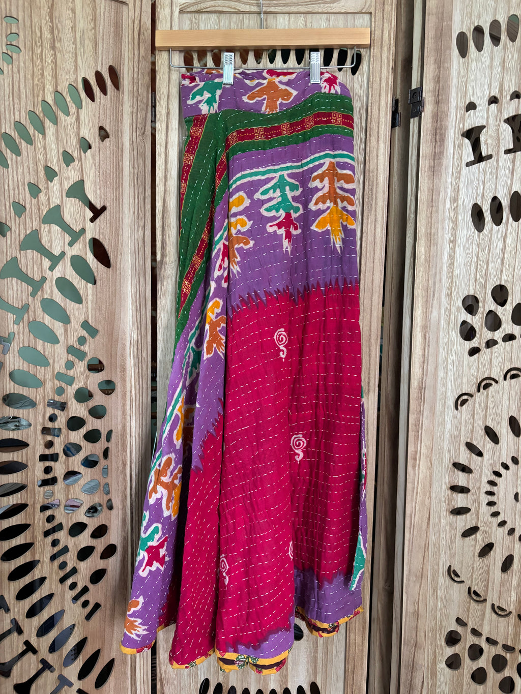 Kantha Wrap Skirt