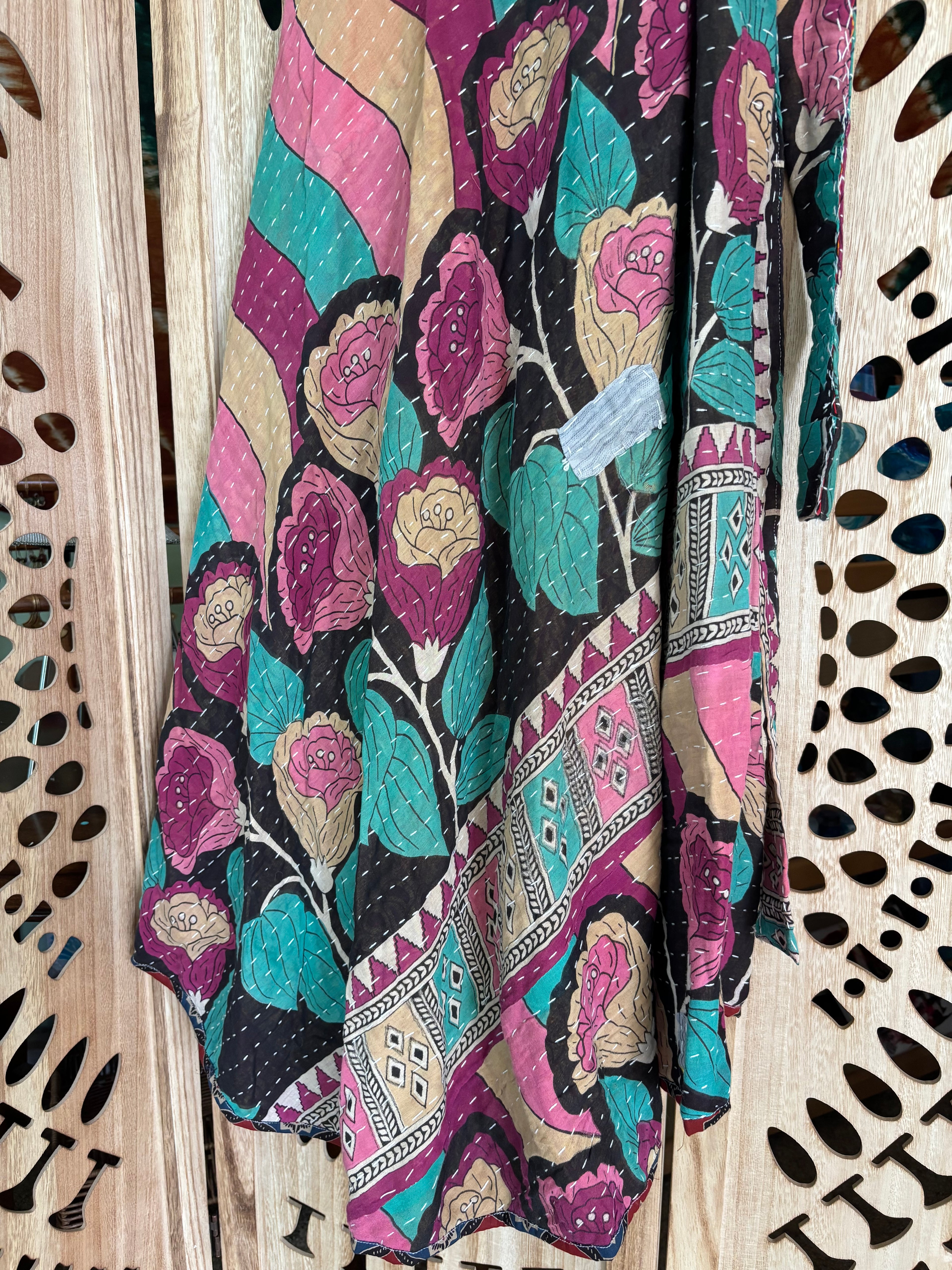Kantha Wrap Skirt