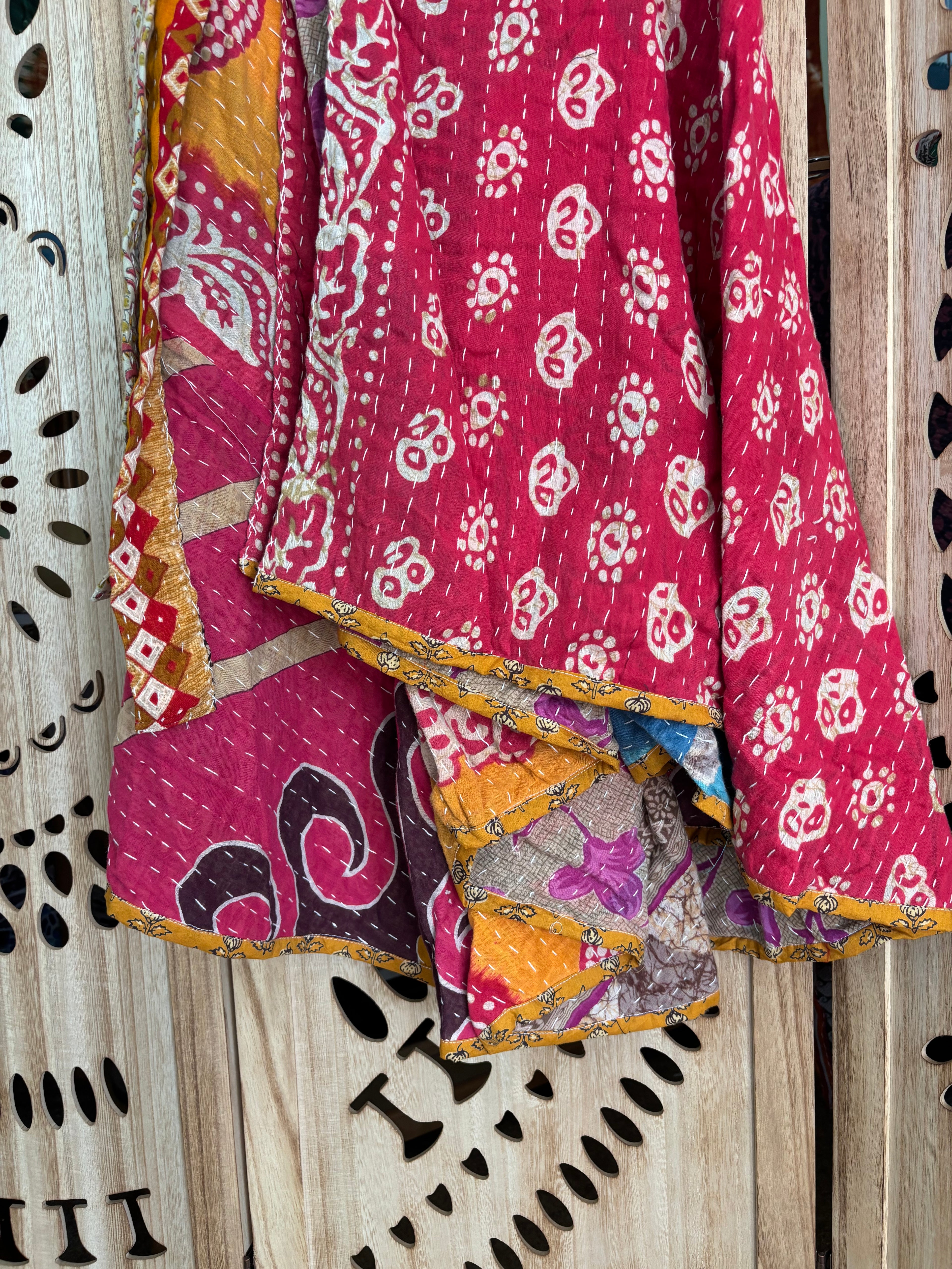 Kantha Wrap Skirt