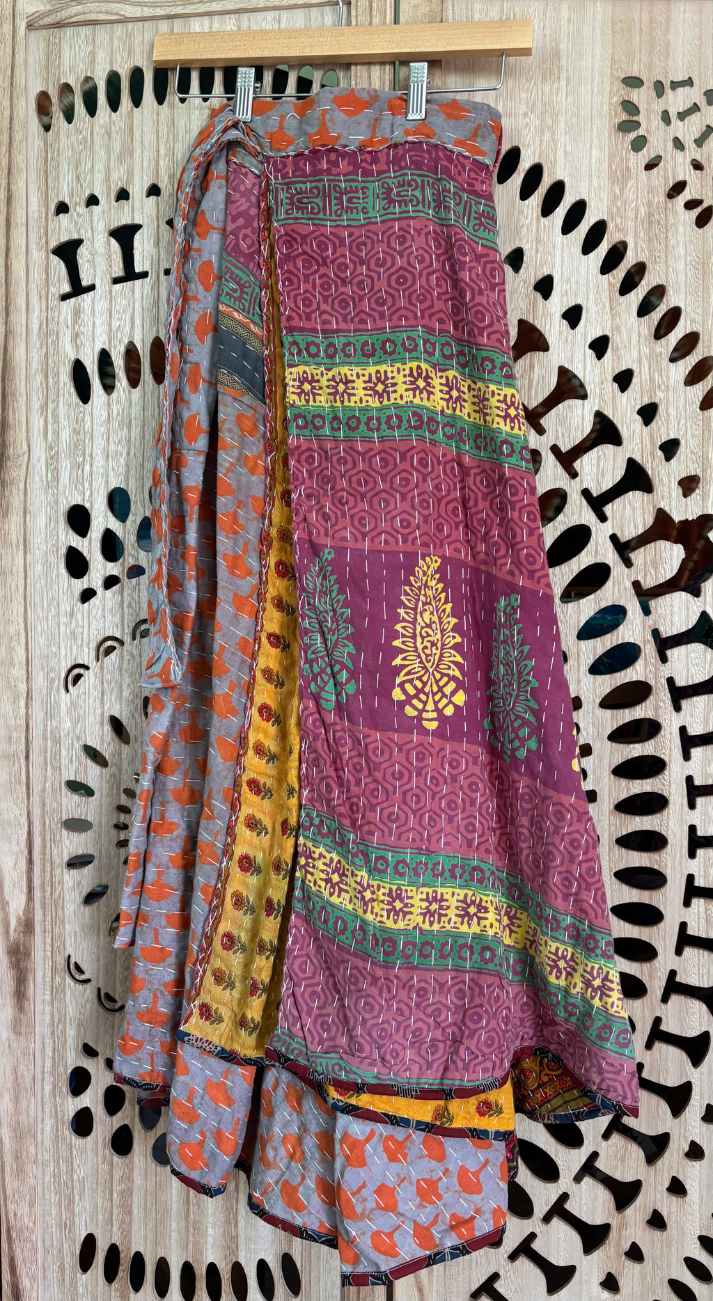 Kantha Wrap Skirt