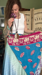 Sari Silk Wrap Skirt