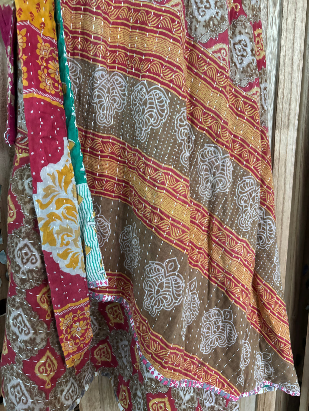 Kantha Wrap Skirt
