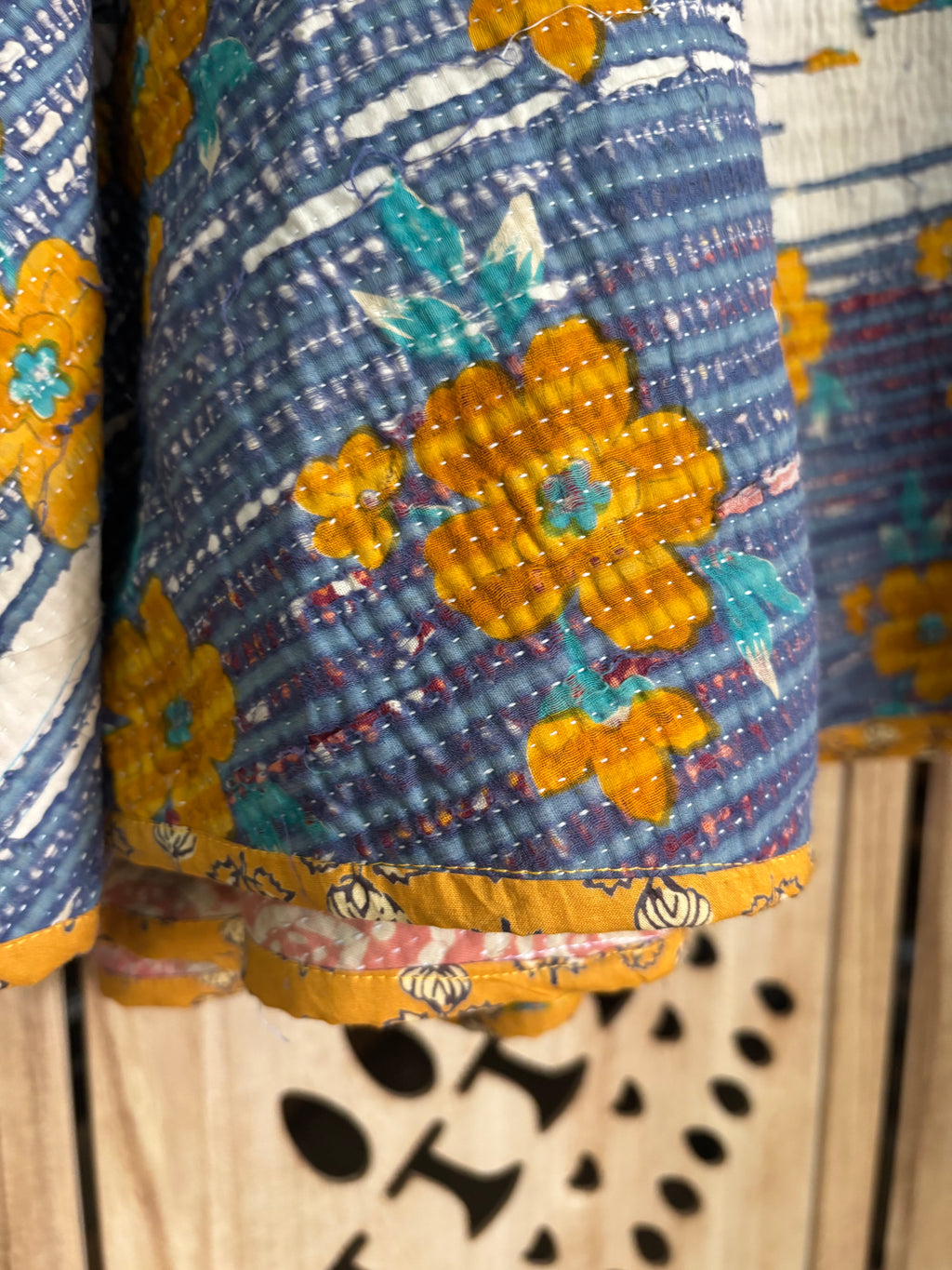Kantha Wrap Skirt ~ Thick Fabric