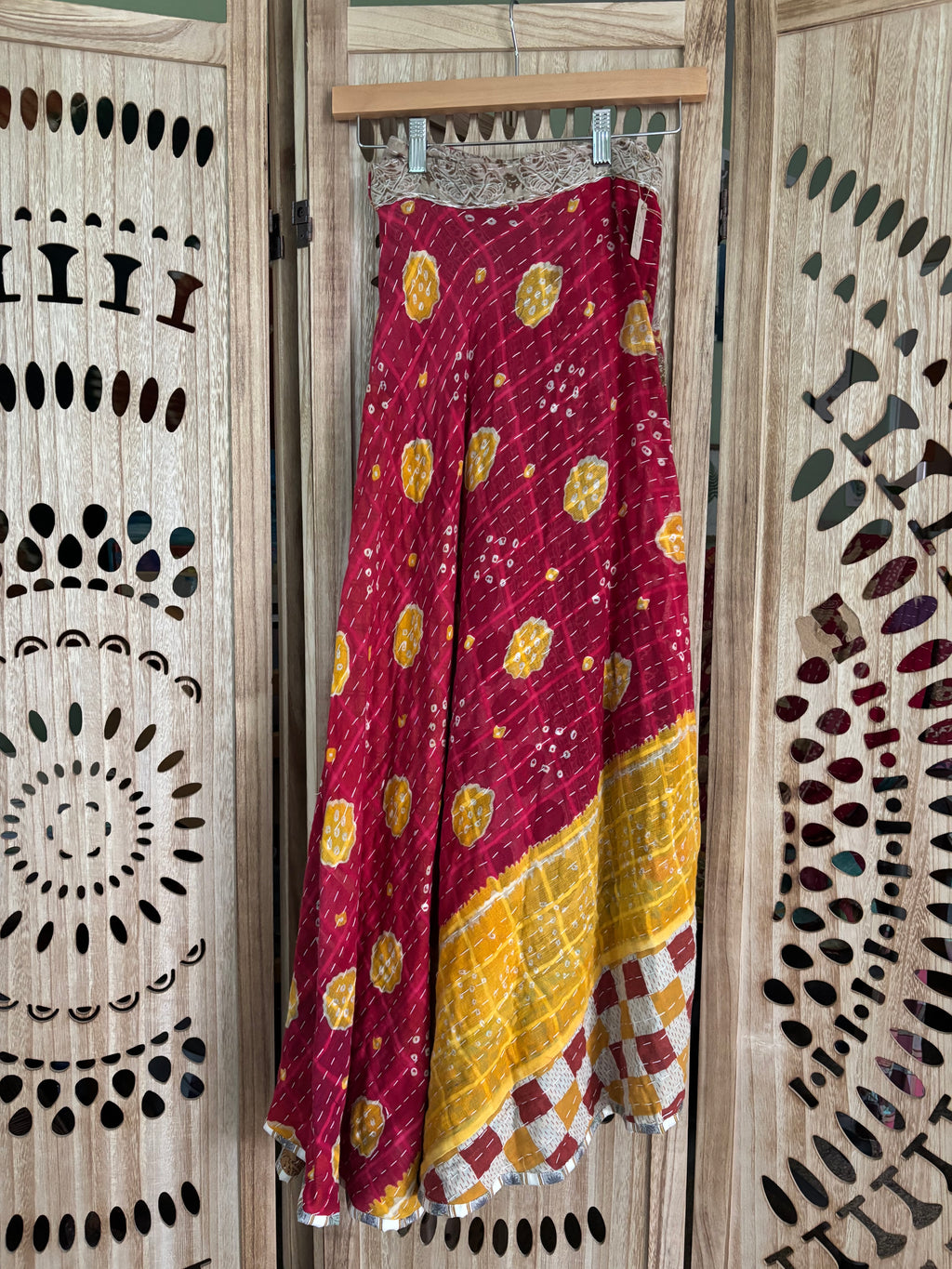 Kantha Wrap Skirt
