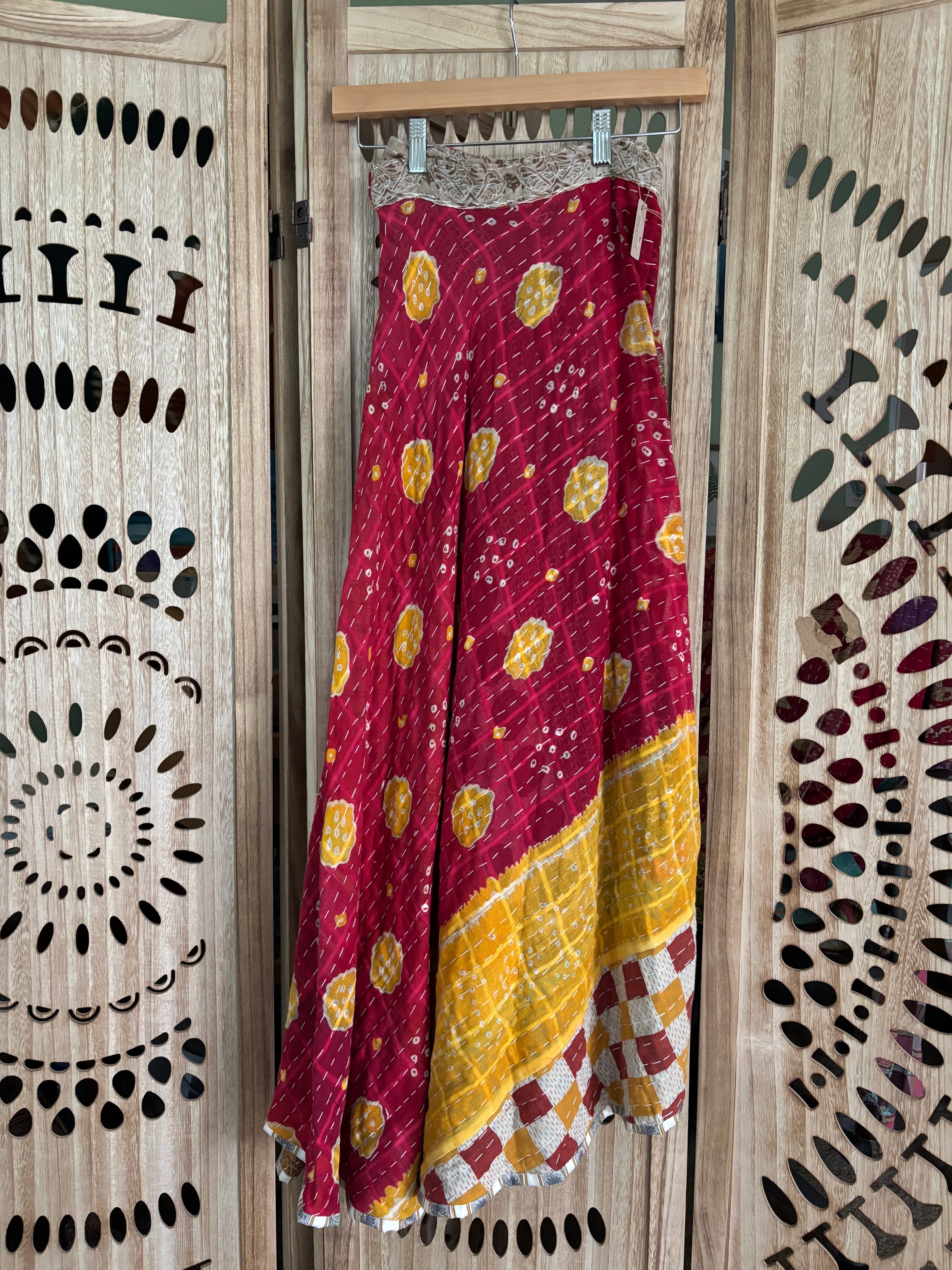 Kantha Wrap Skirt