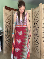 Kantha Wrap Skirt
