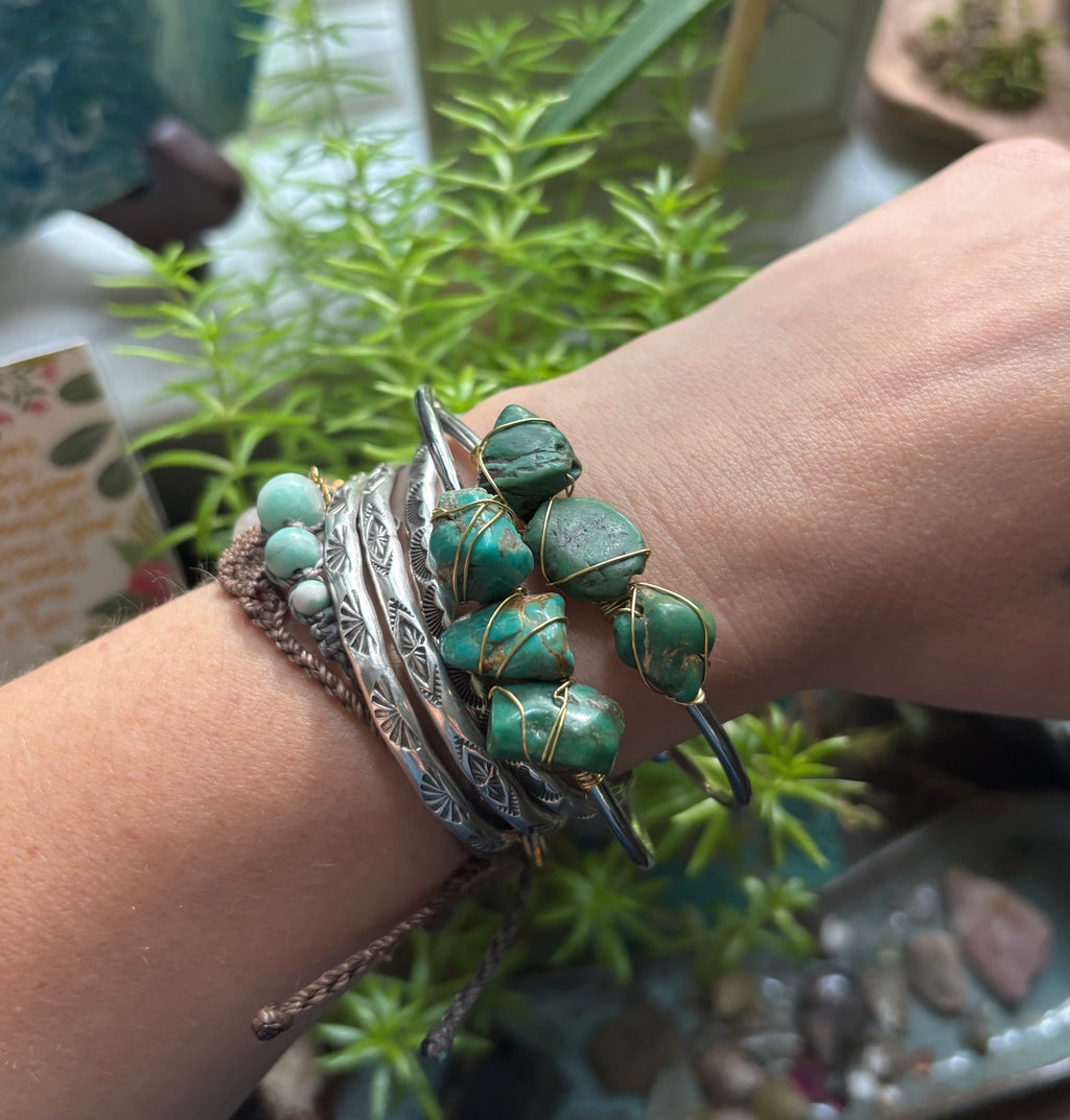 Natural Turquoise Cuff