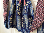 Sari Silk Double Sided Crop Top