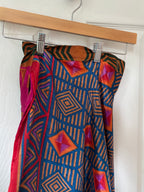 Worship Skirt | Bohemian Flowy Indian Silk Sari Wrap Skirt - Double Layer , Reversible | Free Flow Dancing Skirt