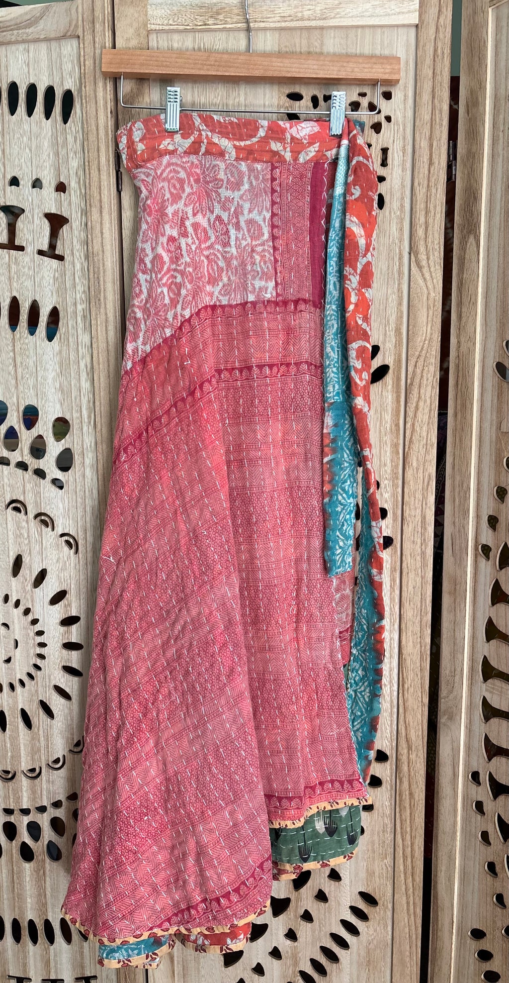 Kantha Wrap Skirt