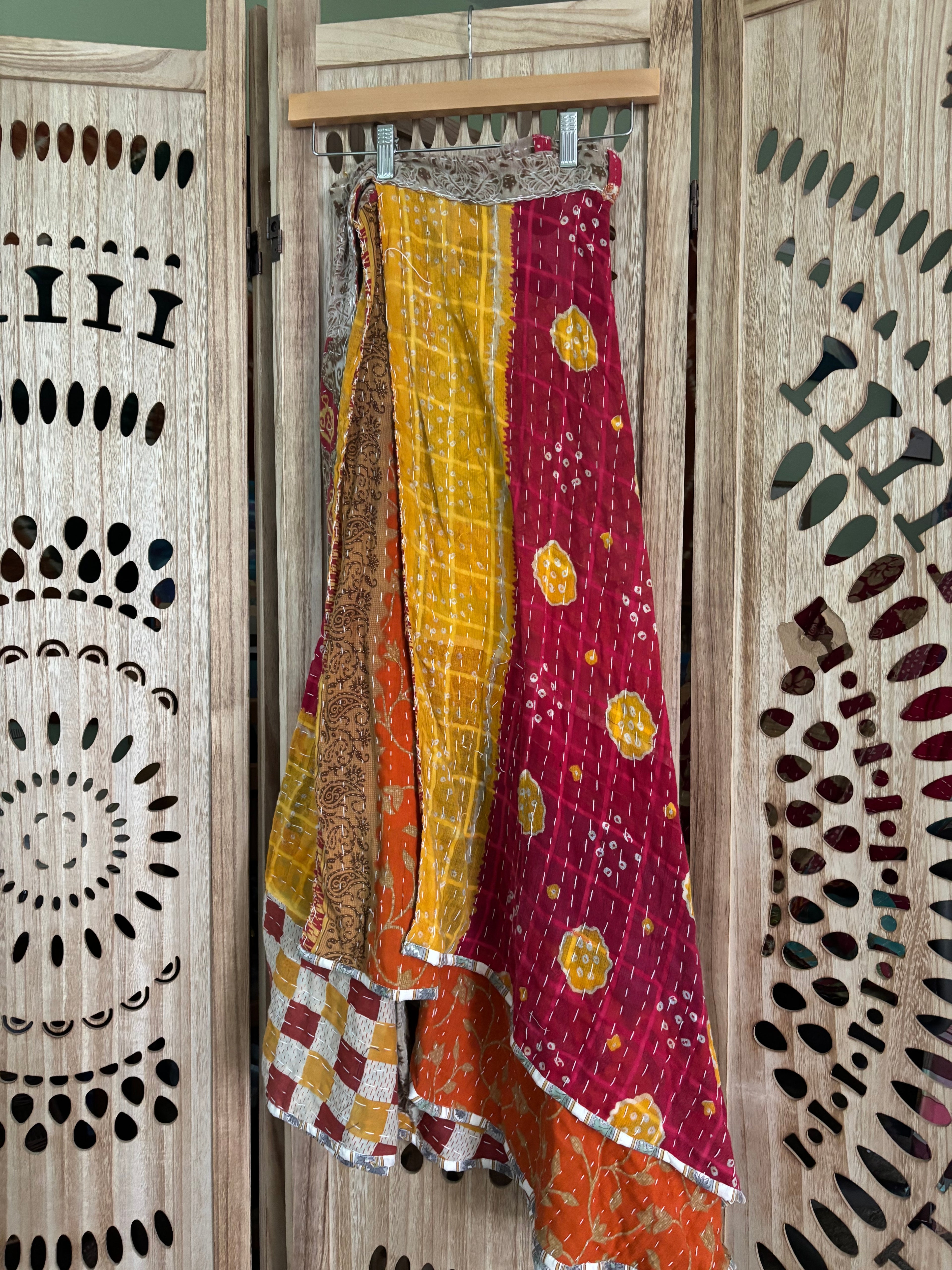 Kantha Wrap Skirt