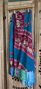 Sari Silk Wrap Skirt