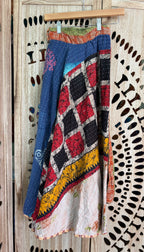 Kantha Wrap Skirt