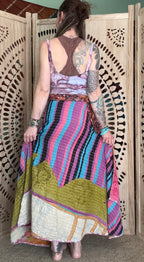 Kantha Wrap Skirt