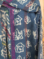 Indigo Kantha Wrap Skirt