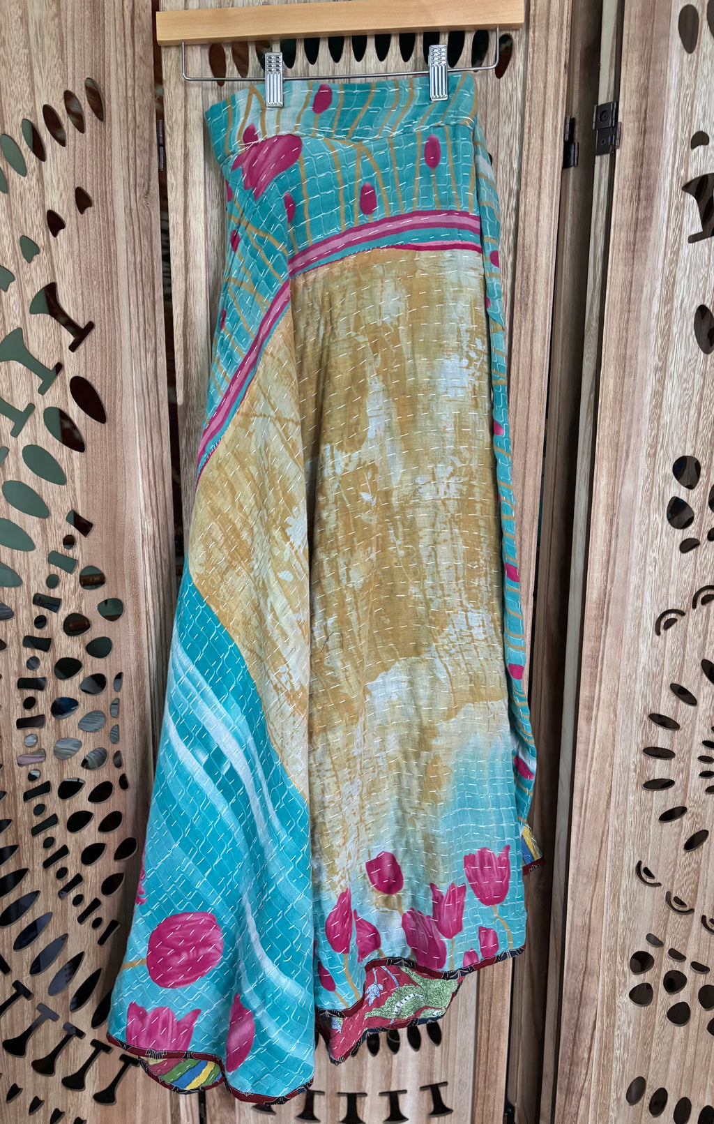 Kantha Wrap Skirt
