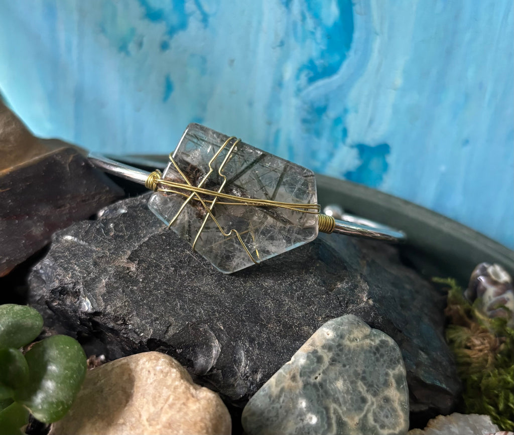 Rutilated Quartz Cuff