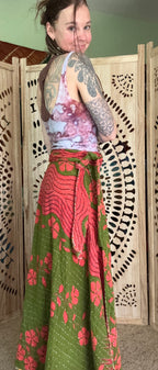 Kantha Wrap Skirt
