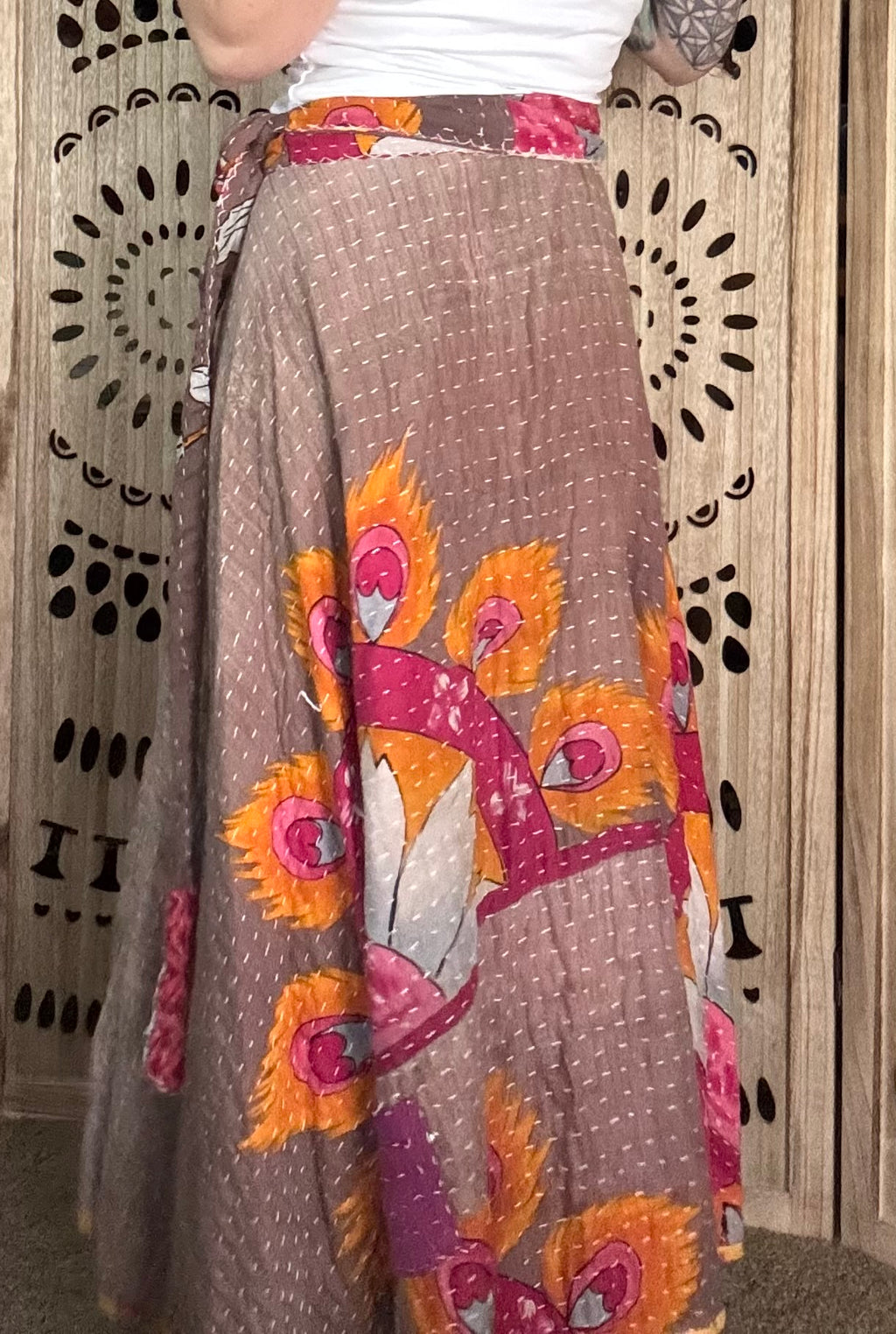 Kantha Wrap Skirt