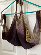 Sari Silk Double Sided Crop Top