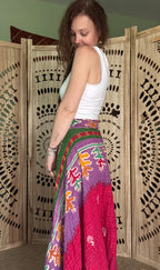 Kantha Wrap Skirt