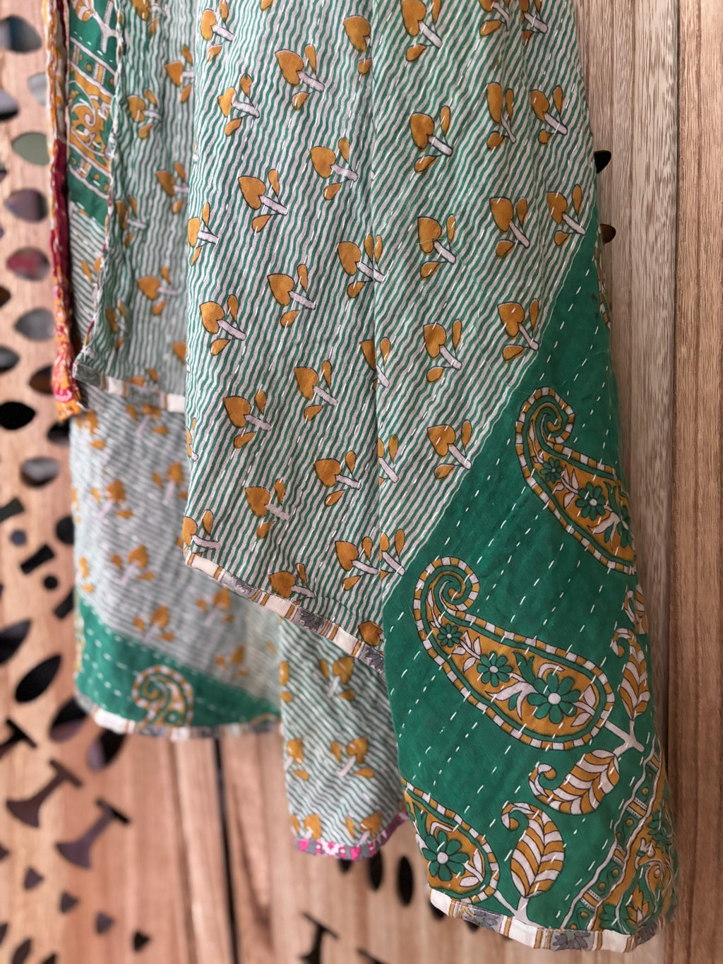 Kantha Wrap Skirt