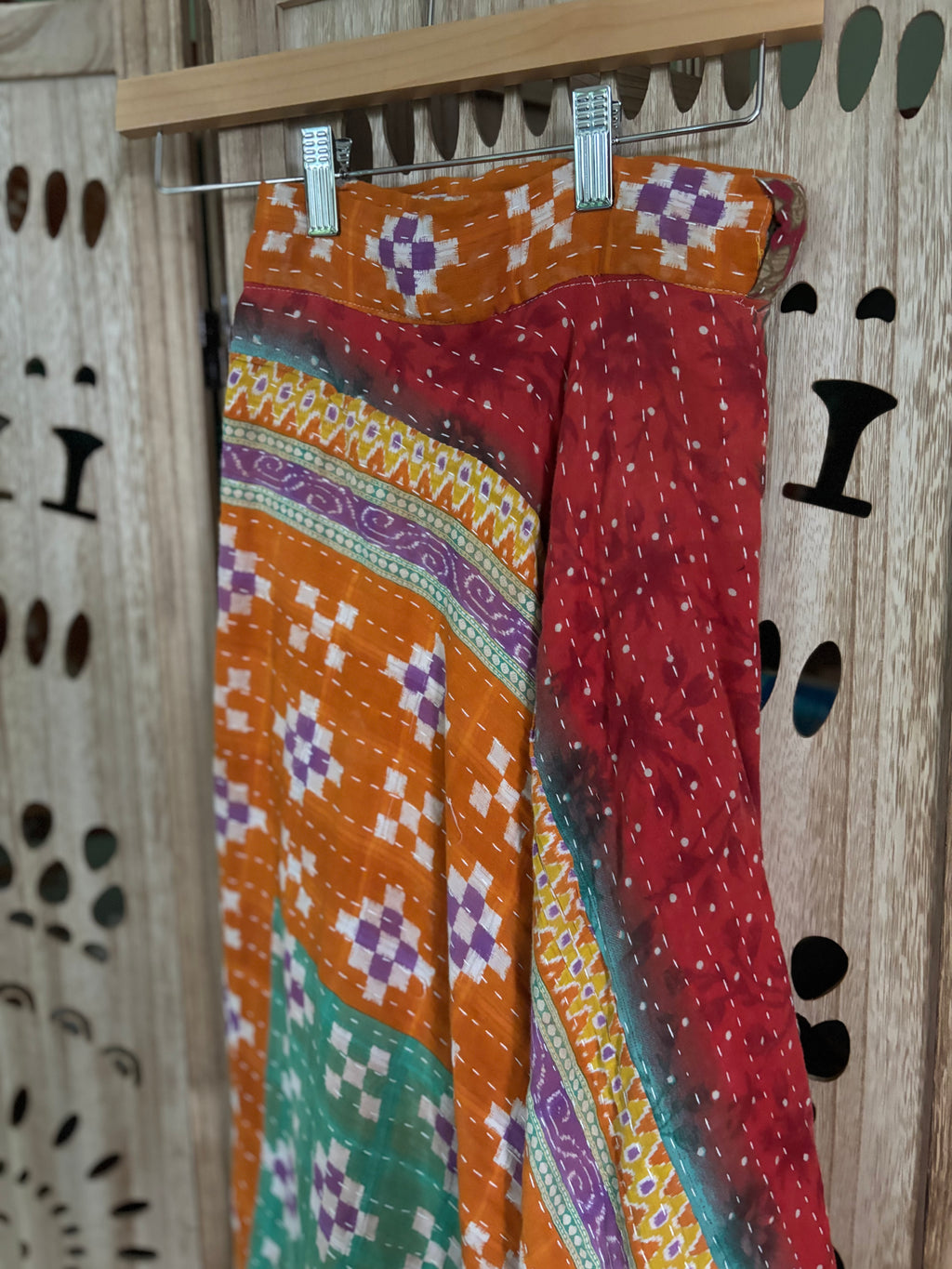 Kantha Wrap Skirt