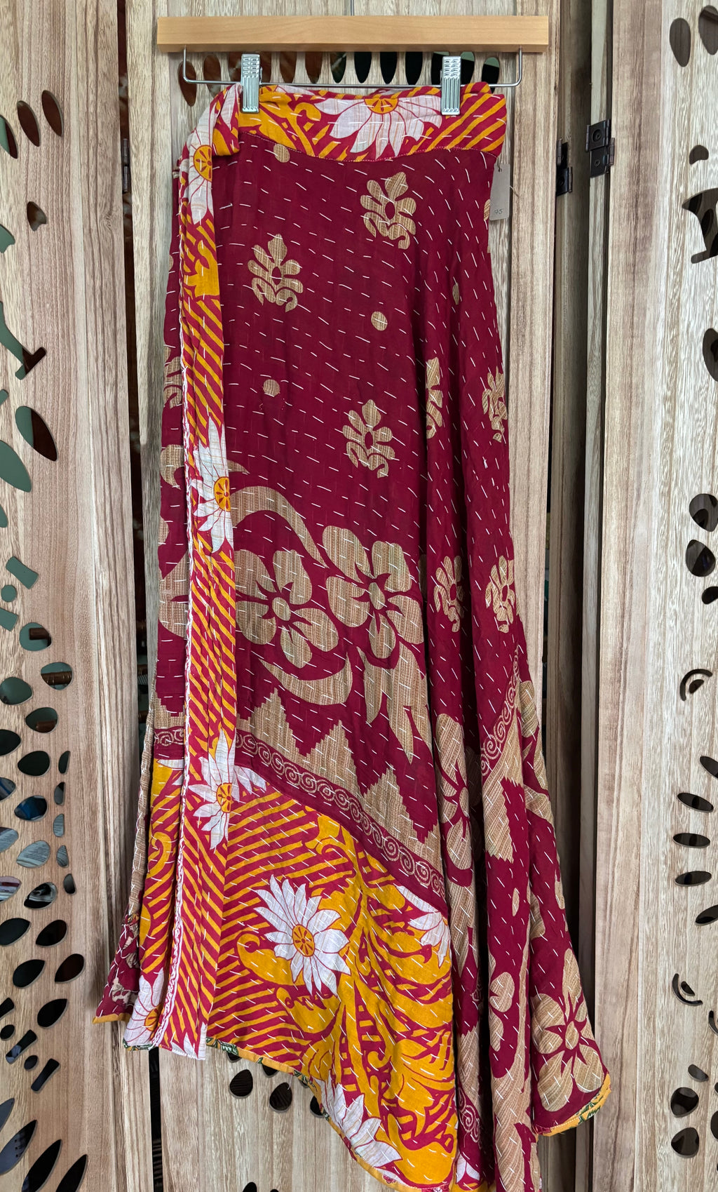 Kantha Wrap Skirt