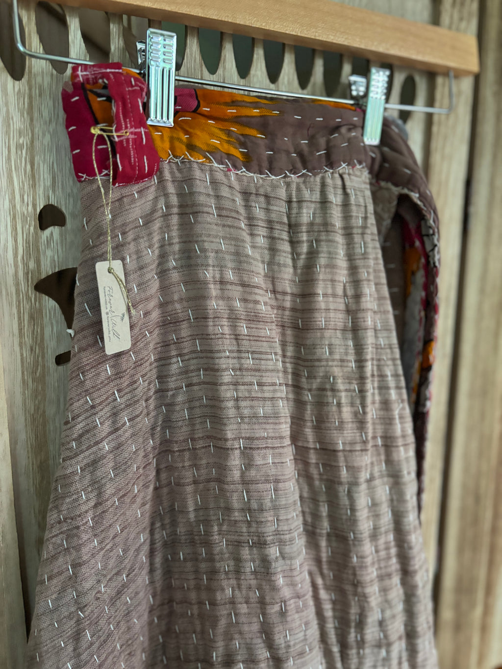 Kantha Wrap Skirt
