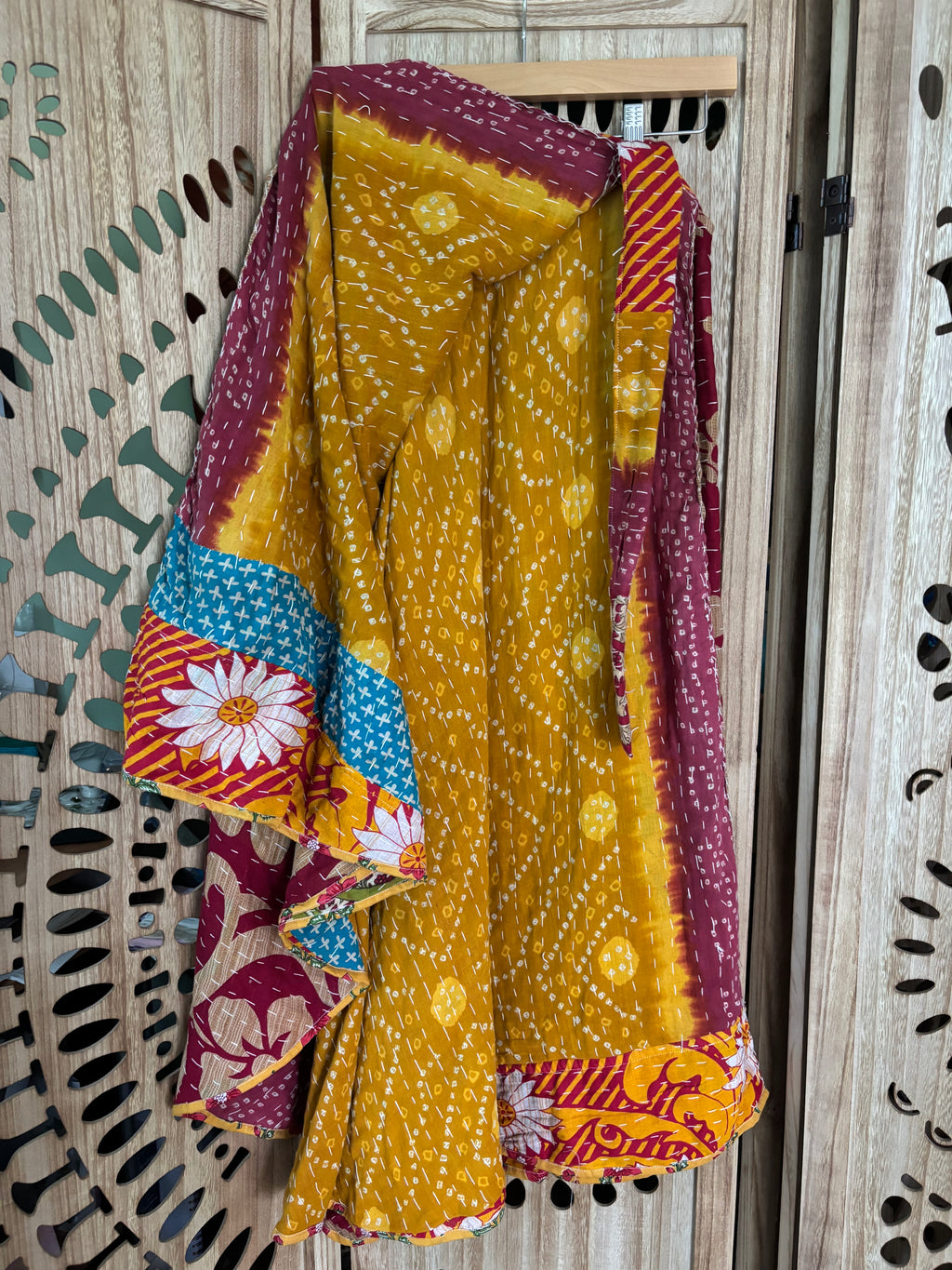 Kantha Wrap Skirt