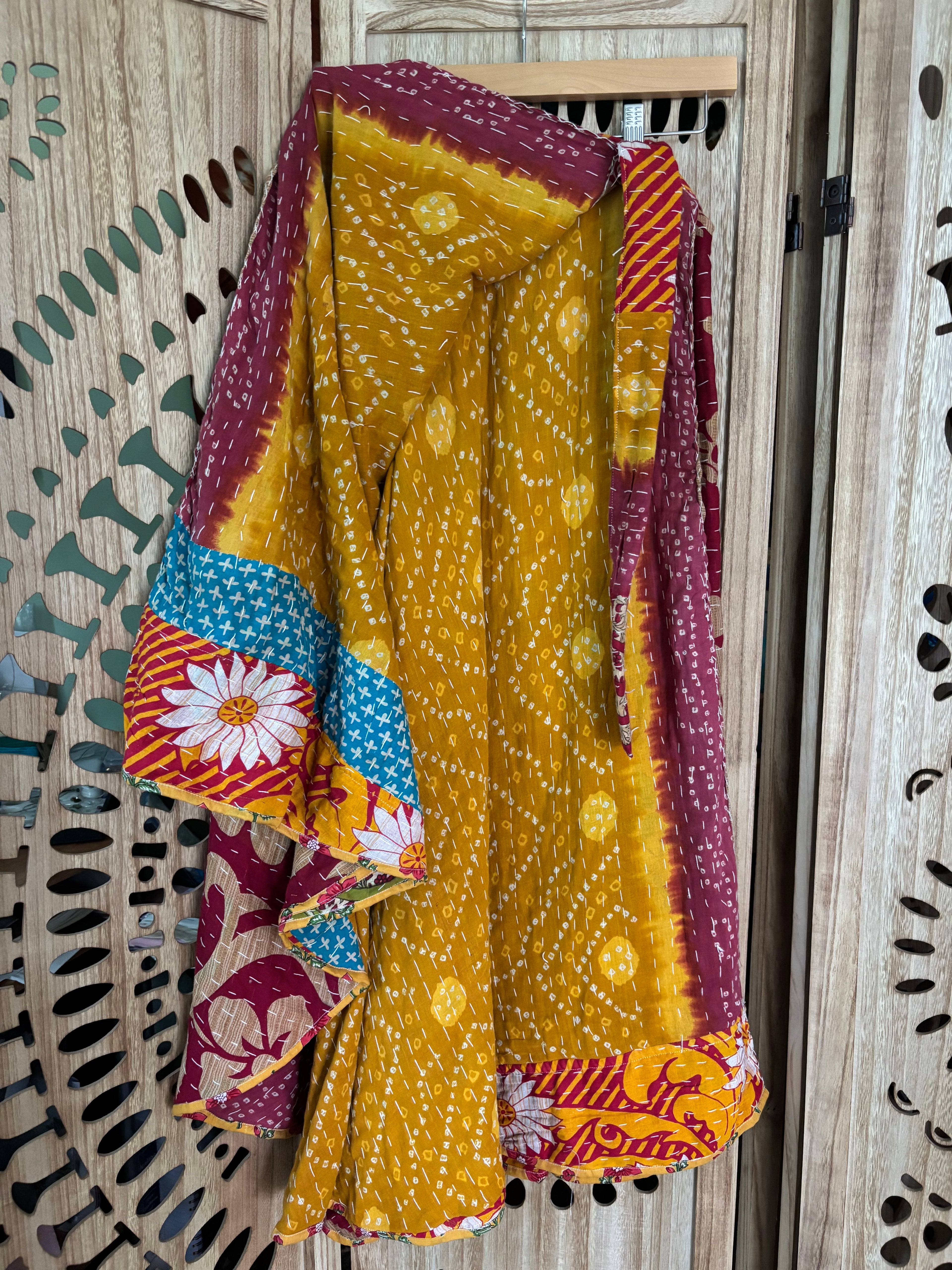 Kantha Wrap Skirt