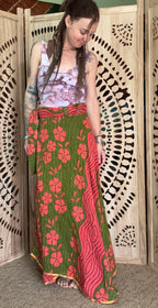 Kantha Wrap Skirt