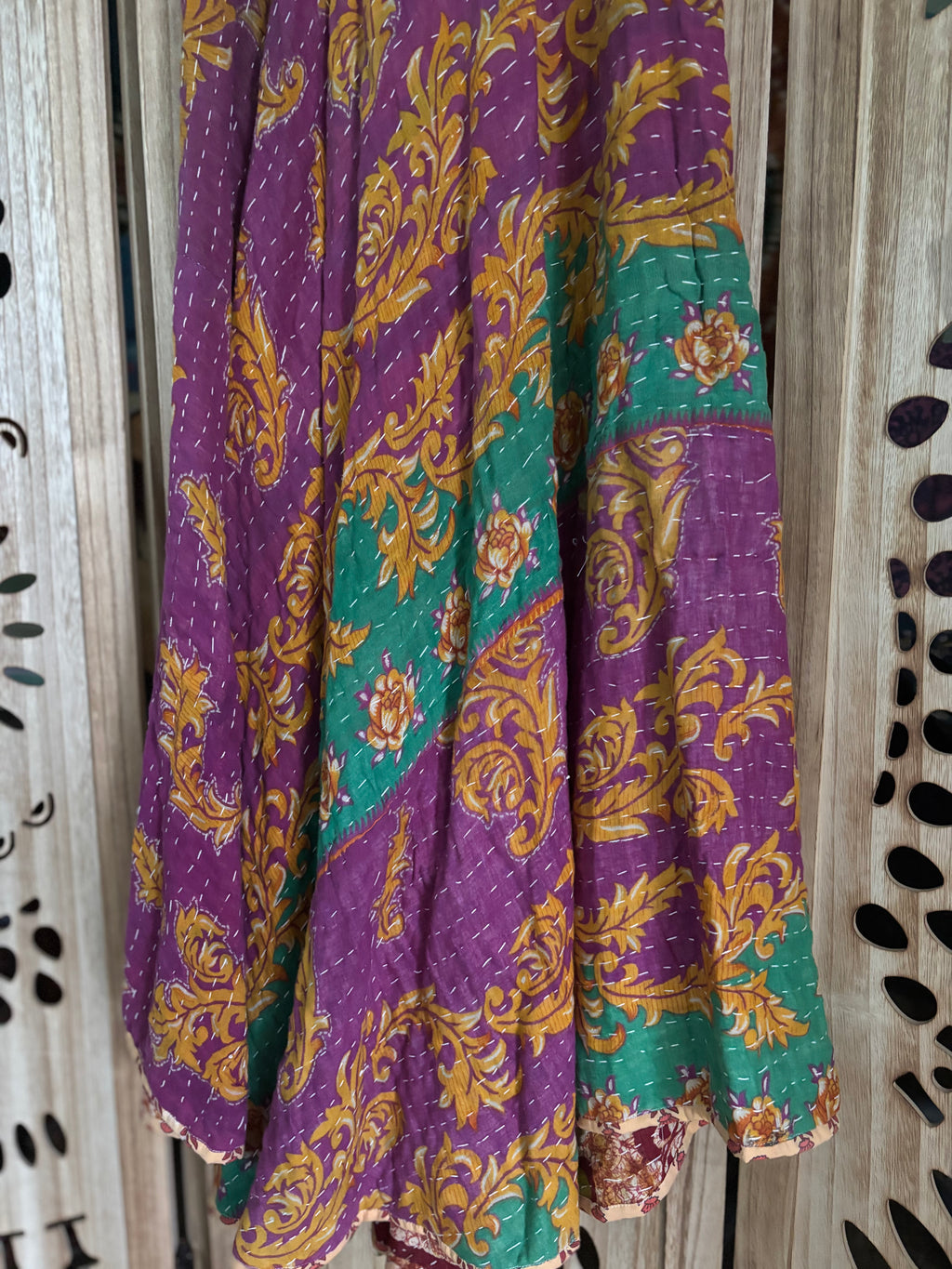 Kantha Wrap Skirt