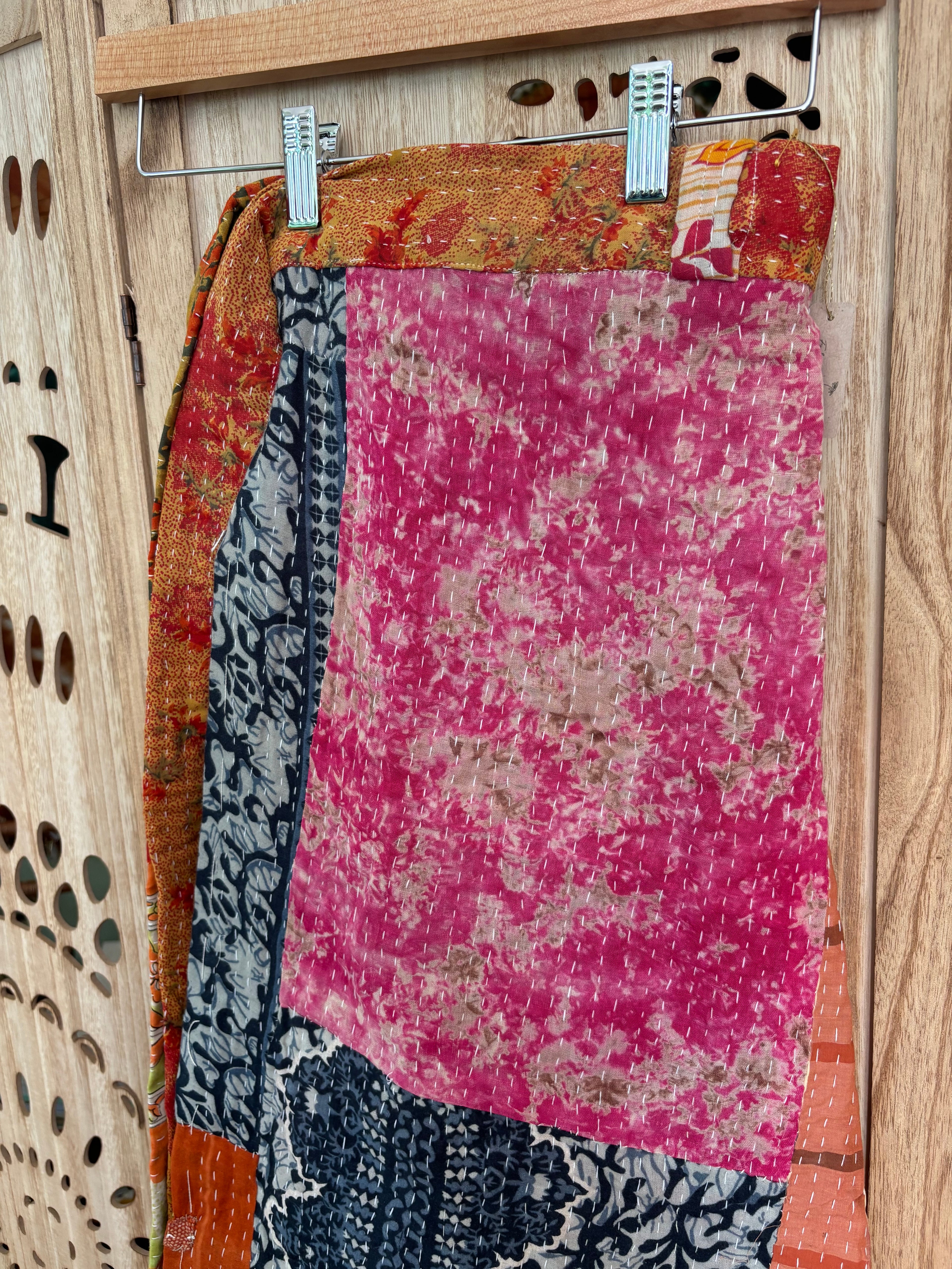 Kantha Wrap Skirt