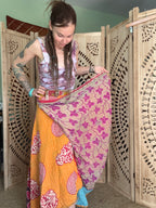 Kantha Wrap Skirt