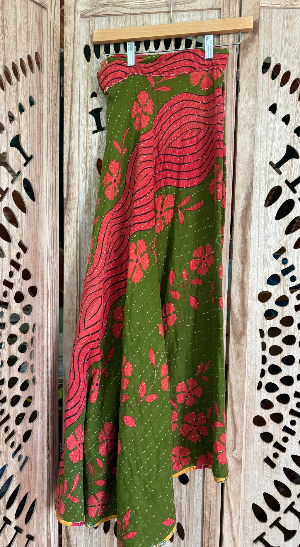 Kantha Wrap Skirt