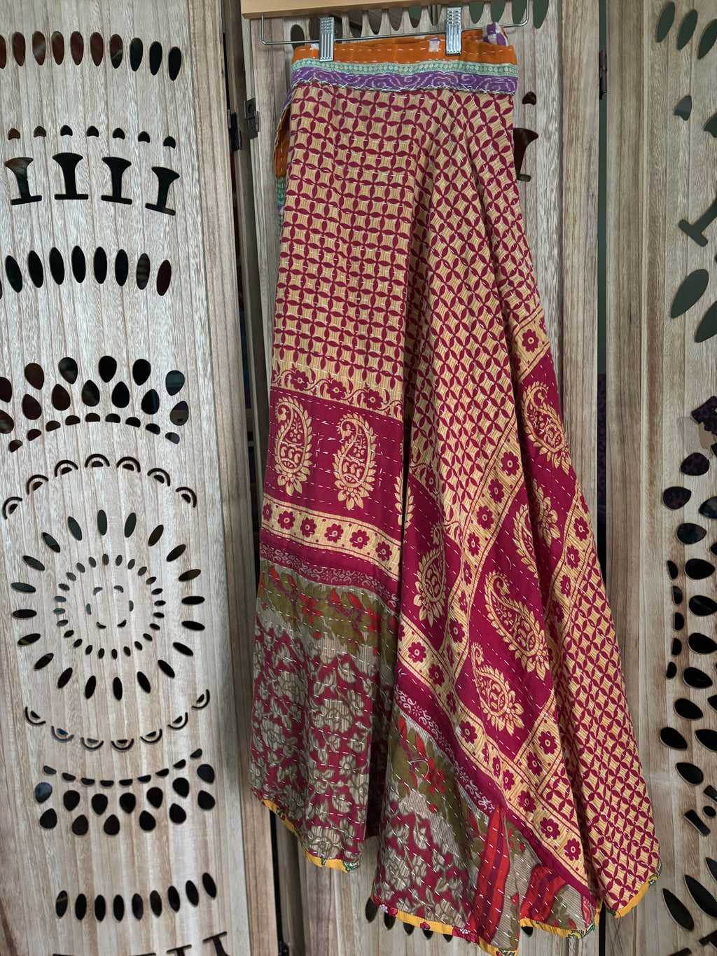Kantha Wrap Skirt