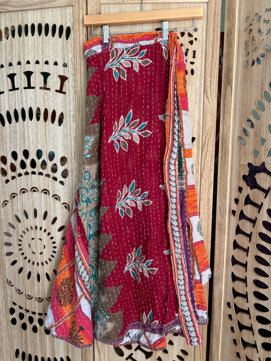 Kantha Wrap Skirt