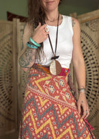 Kantha Wrap Skirt