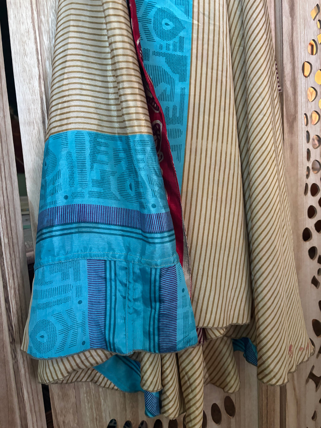 Sari Silk Wrap Skirt