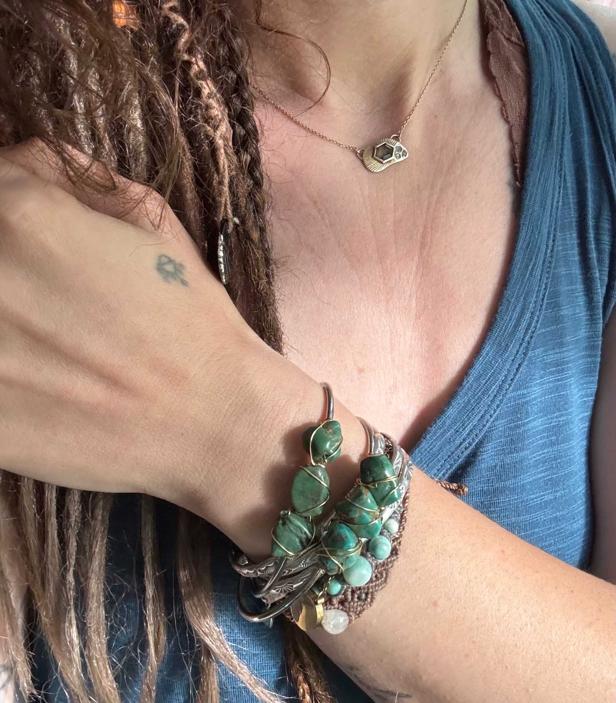 Natural Turquoise Cuff