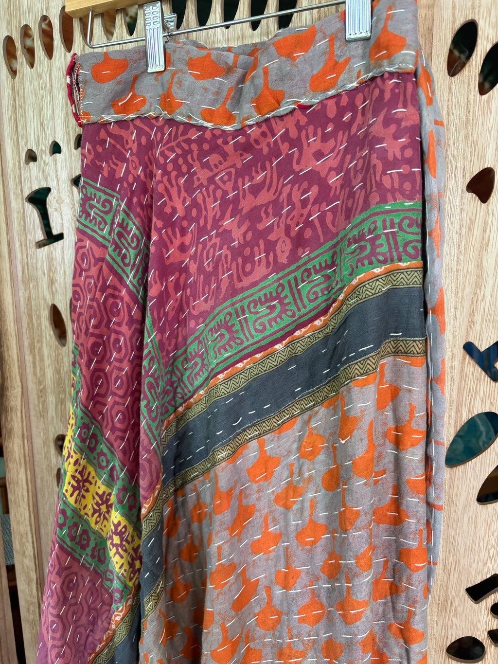 Kantha Wrap Skirt