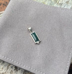 Blue Tourmaline Solid Sterling 925 Silver Necklace